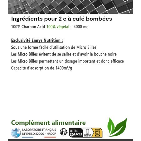 CHARBON DE BOIS ACTIF