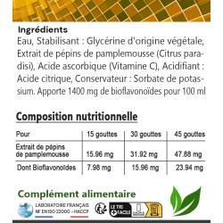 EXTRAIT DE PEPINS DE PAMPLEMOUSSE